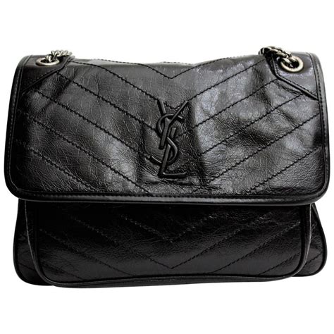 ysl vintage leather bag|ysl large shoulder bag.